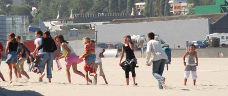 ptit foot sur la plage